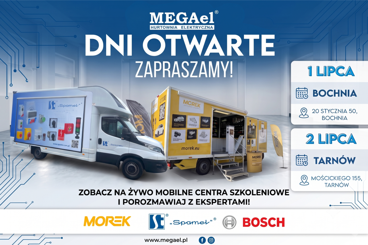 Dni Otwarte w MEGAel! Zobacz na żywo mobilne centra szkoleniowe i porozmawiaj z ekspertami