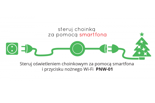 Steruj choinką za pomocą smartfona